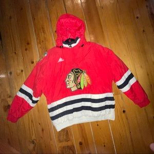 Vintage Chicago Blackhawks Jacket Jersey